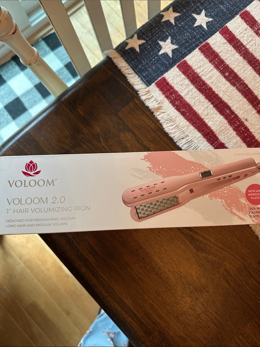 VOLOOM 2.0 Pink 1" Hair Volumizing Iron